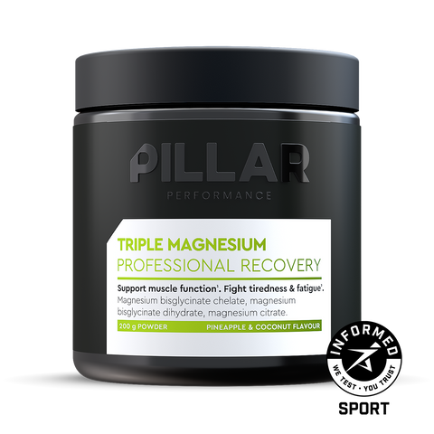 Pillar Performance TRIPLE MAGNESIUM POWDER - Pineapple Coconut ( Jar)