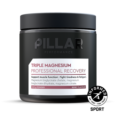 Pillar Performance TRIPLE MAGNESIUM POWDER - Natural Berry ( Jar)